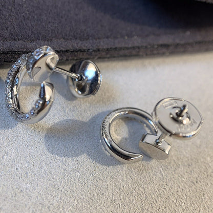 [Garvey ]JUSTE EARRINGS SILVER DIAMONDS