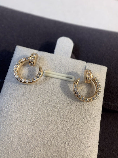 [Garvey ]JUSTE EARRINGS GOLD DIAMONDS