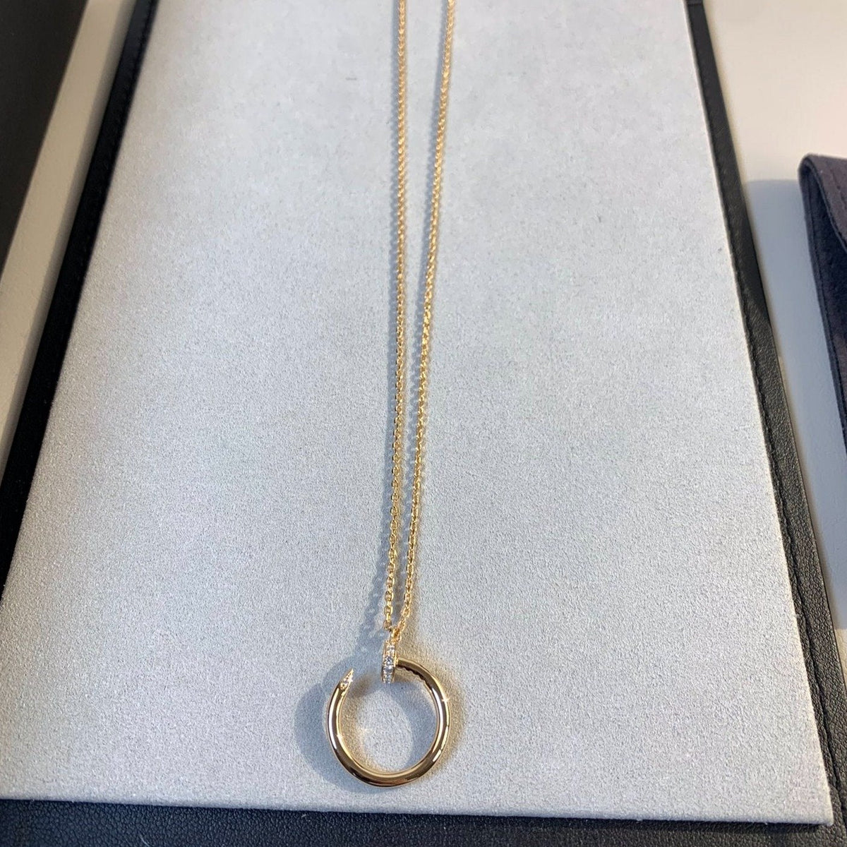 [Garvey ]JUSTE NECKLACE PINK GOLD