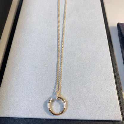 [Garvey ]JUSTE NECKLACE PINK GOLD