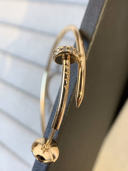 [Garvey ]JUSTE EARRINGS GOLD DIAMONDS 1.8MM