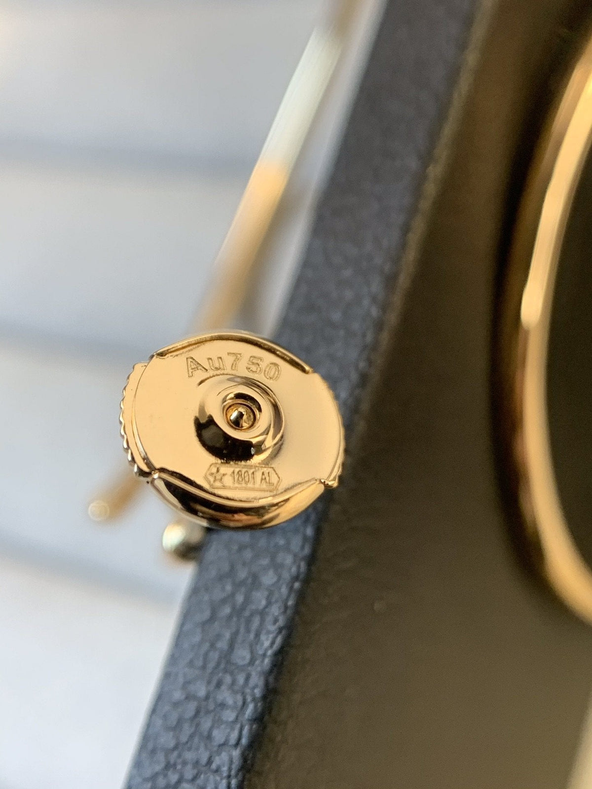 [Garvey ]JUSTE EARRINGS GOLD DIAMONDS 1.8MM
