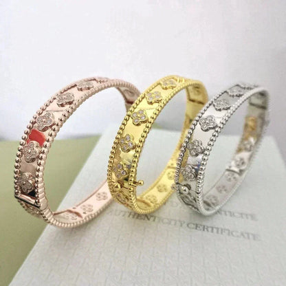 [Garvey ]CLOVER BRACELET 8MM DIAMONDS