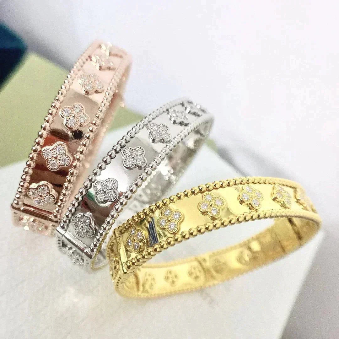 [Garvey ]CLOVER BRACELET 8MM DIAMONDS