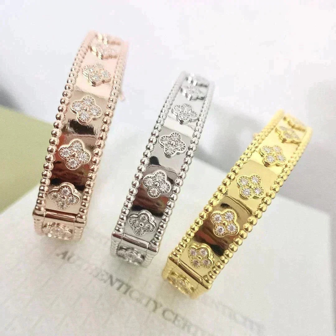 [Garvey ]CLOVER BRACELET 8MM DIAMONDS