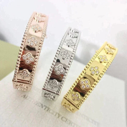 [Garvey ]CLOVER BRACELET 8MM DIAMONDS