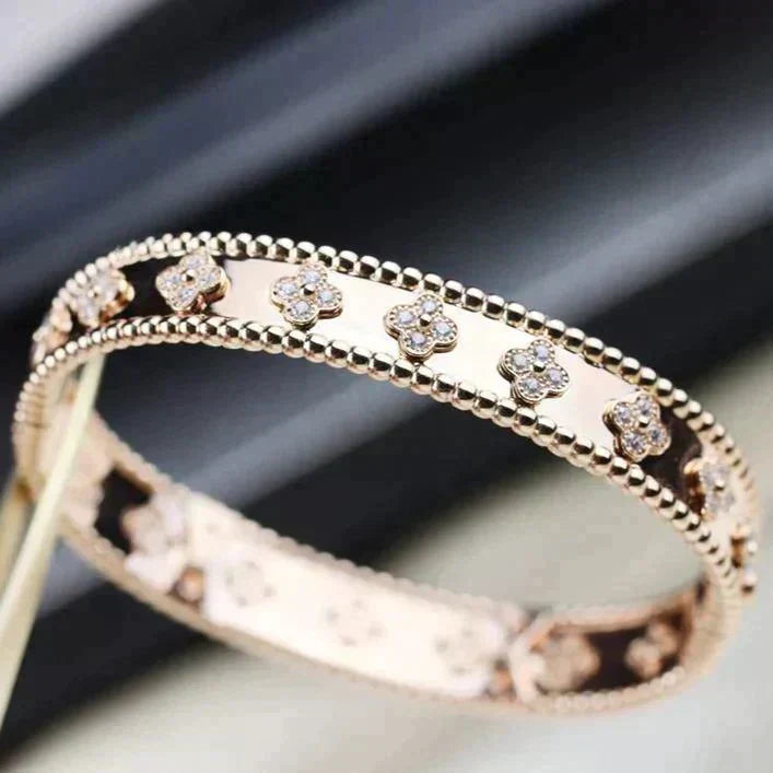 [Garvey ]CLOVER BRACELET 8MM DIAMONDS