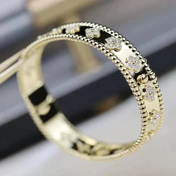 [Garvey ]CLOVER BRACELET 8MM DIAMONDS