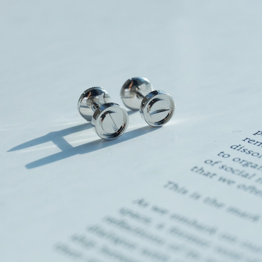 [Garvey ]LOVE EARRINGS SILVER 10MM