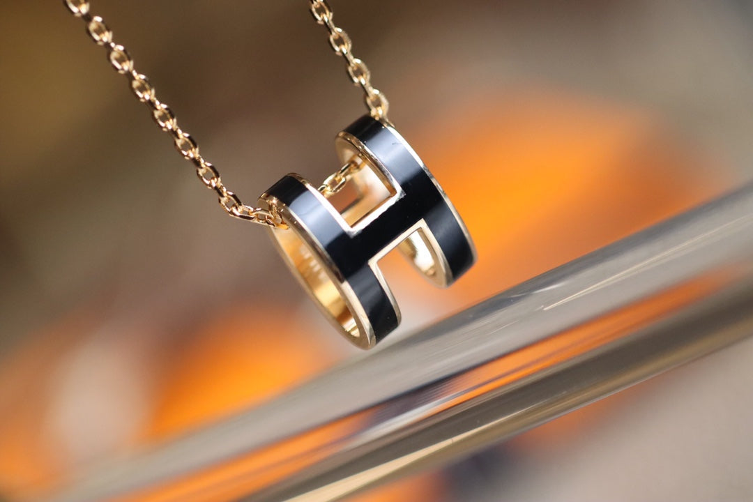 [Garvey]POP H PEDANT ROSE GOLD
