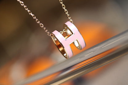 [Garvey]POP H PEDANT ROSE GOLD