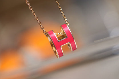 [Garvey]POP H PEDANT ROSE GOLD