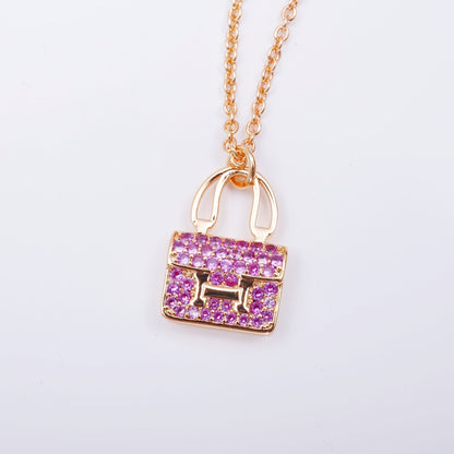 [Garvey ]CONSTANCE PEDANT PURPLE DIAMOND NECKLACE