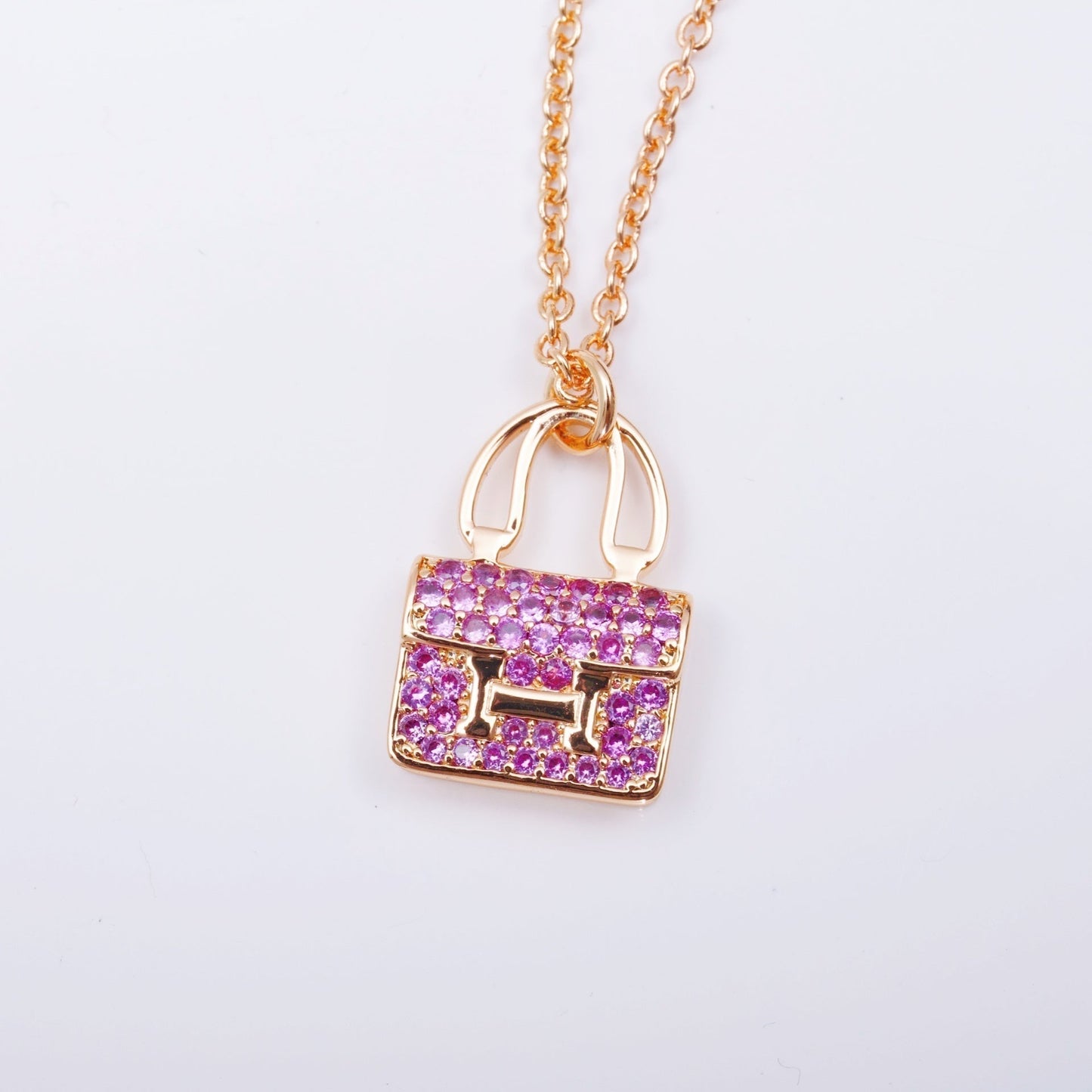 [Garvey]CONSTANCE PEDANT PURPLE DIAMOND NECKLACE