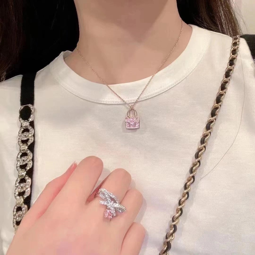 [Garvey ]CONSTANCE PEDANT PURPLE DIAMOND NECKLACE