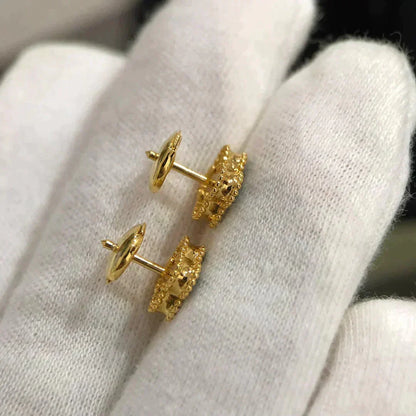 [Garvey ]CLOVER MINI 9.5MM MALACHITE  EARRINGS