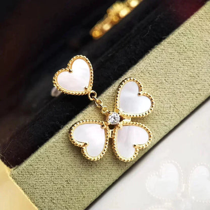 [Garvey ]CLOVER SWEET WHITE MOP EARRINGS