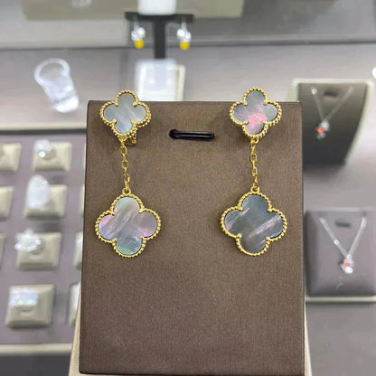 [Garvey ]CLOVER 2 MOTIFS  EARRINGS (MULTIPLE CHOICESC