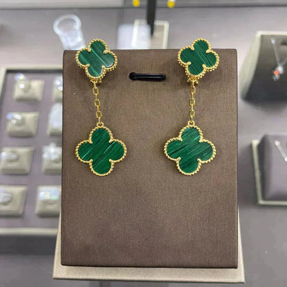 [Garvey ]CLOVER 2 MOTIFS  EARRINGS (MULTIPLE CHOICESC