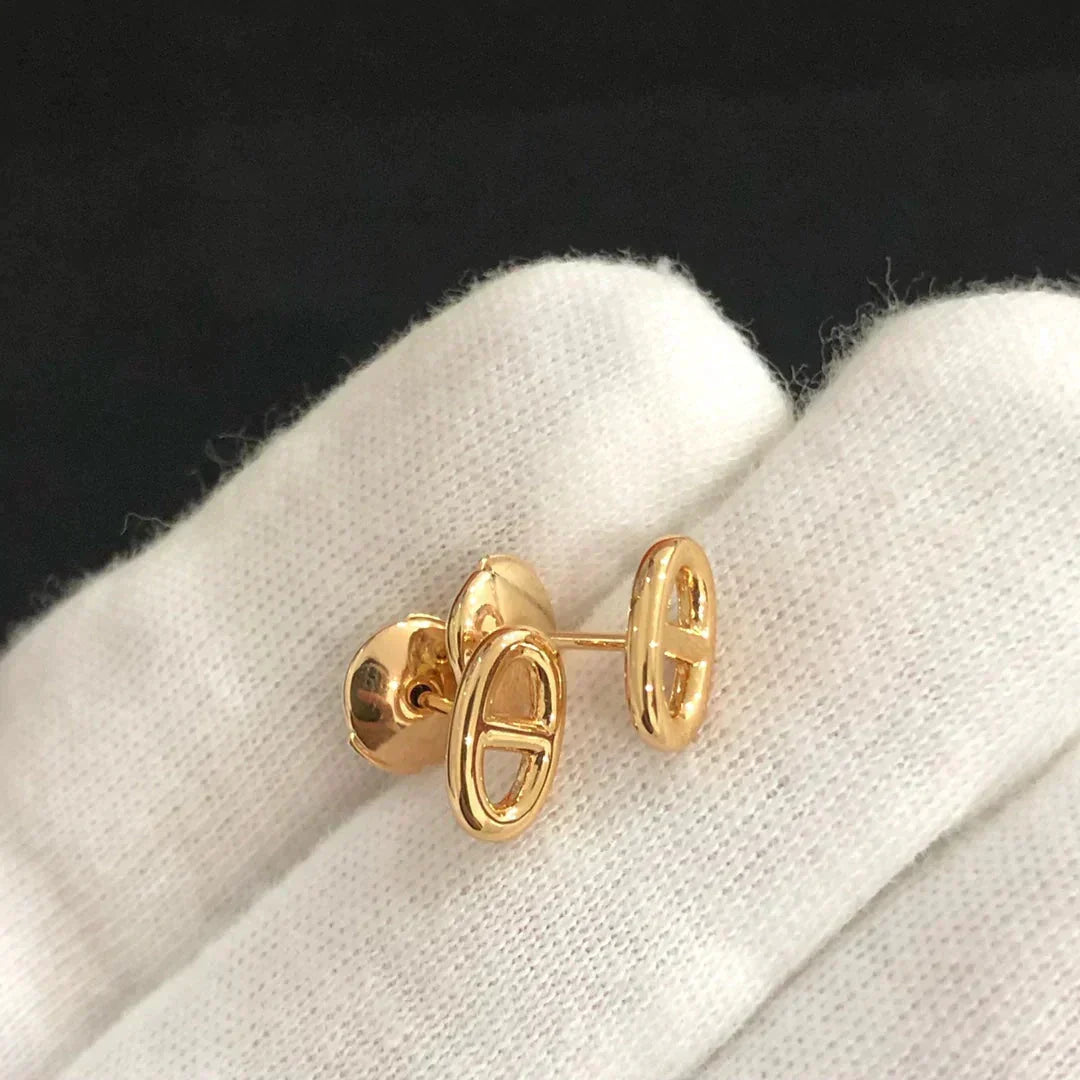 [Garvey ]CHAINE SMALL EARRINGS GOLD AND SILVER