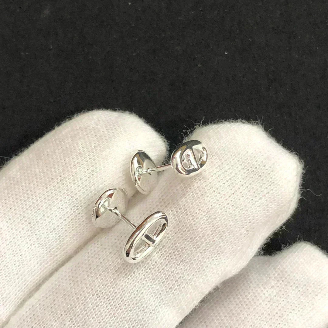 [Garvey]CHAINE SMALL EARRINGS GOLD AND SILVER