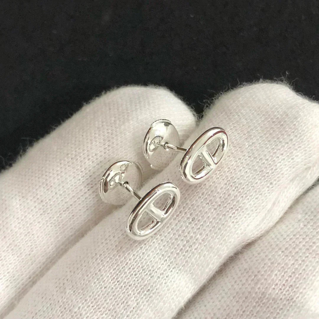[Garvey ]CHAINE SMALL EARRINGS GOLD AND SILVER