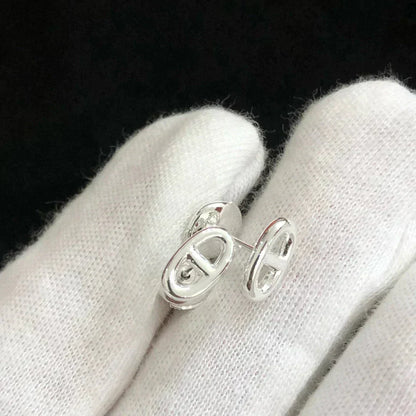 [Garvey ]CHAINE SMALL EARRINGS GOLD AND SILVER