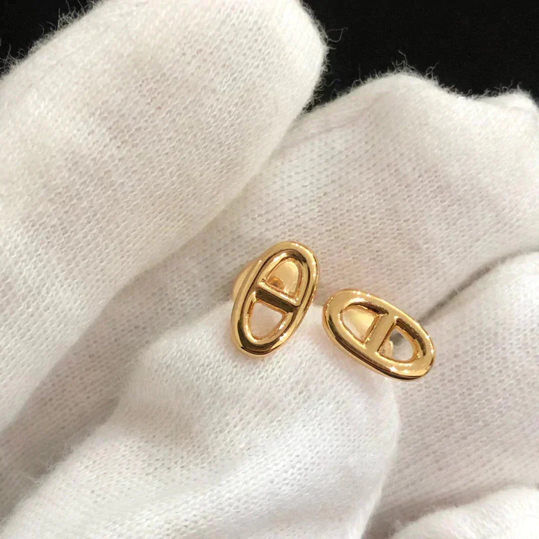 [Garvey]CHAINE SMALL EARRINGS GOLD AND SILVER