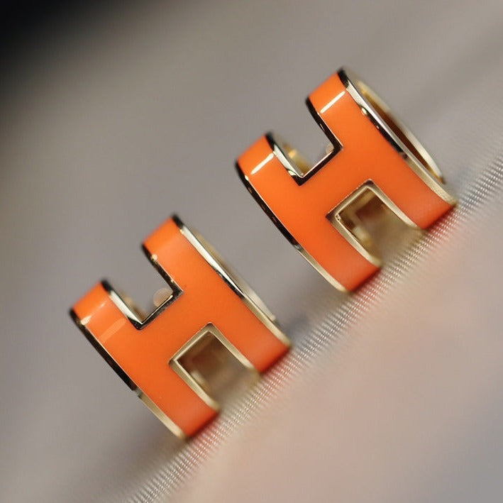 [Garvey ]MINI POP H EARRINGS ORANGE