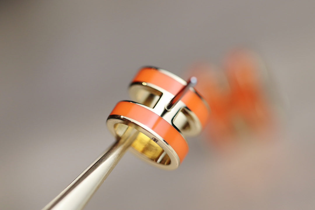 [Garvey ]MINI POP H EARRINGS ORANGE