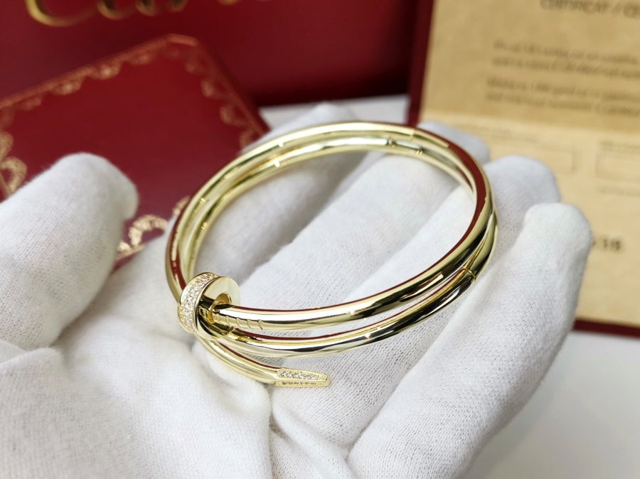[Garvey ]JUSTE BRACELET 3.5MM DOUBLE ROW DIAMOND