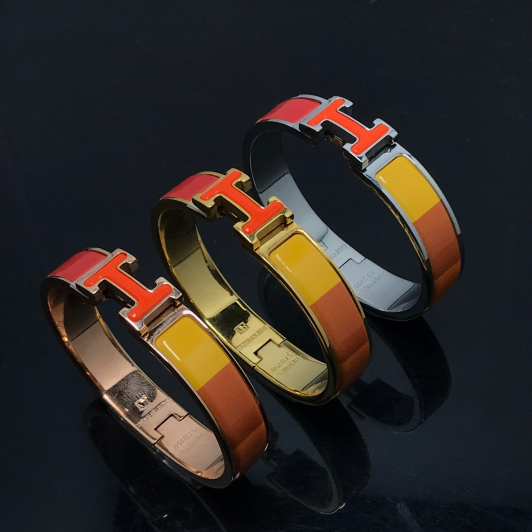 [Garvey ]H BRACELET ORANGE RAINBOW CERAMIC