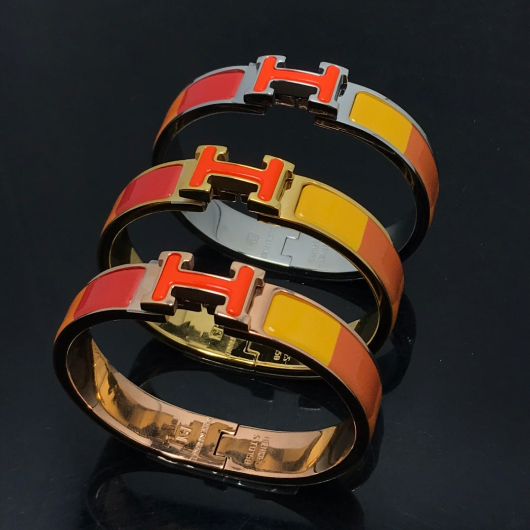 [Garvey ]H BRACELET ORANGE RAINBOW CERAMIC