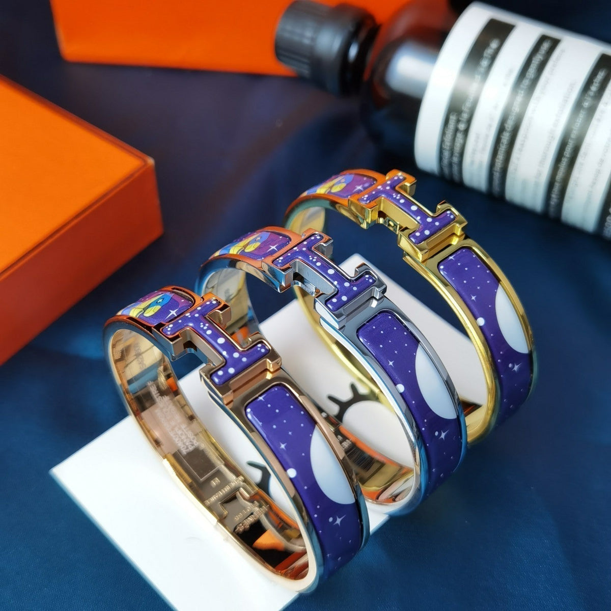 [Garvey ]H STAR AND MOON BRACELET 12MM