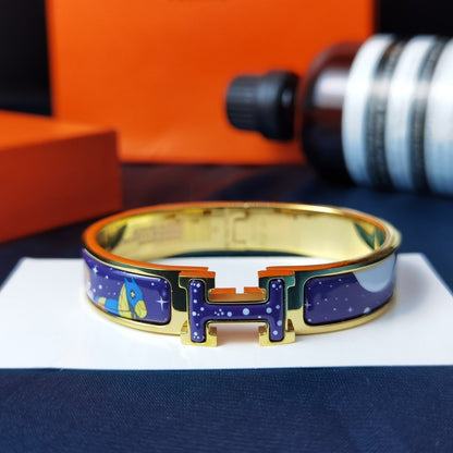 [Garvey ]H STAR AND MOON BRACELET 12MM