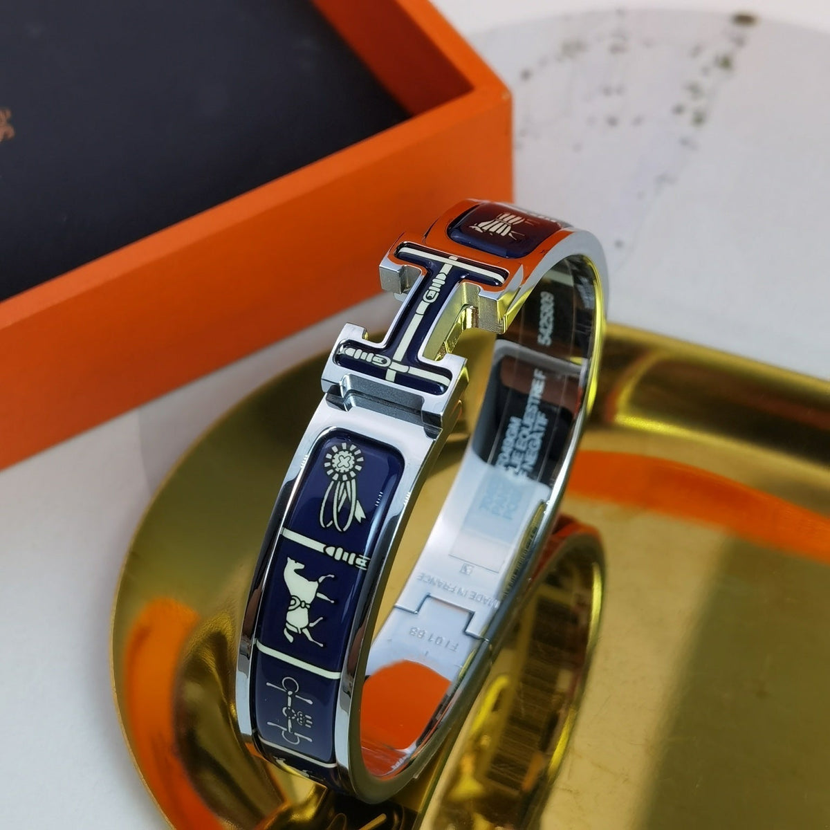 [Garvey ]H COUVERTURES DARK BLUE BRACELET