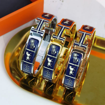 [Garvey ]H COUVERTURES DARK BLUE BRACELET
