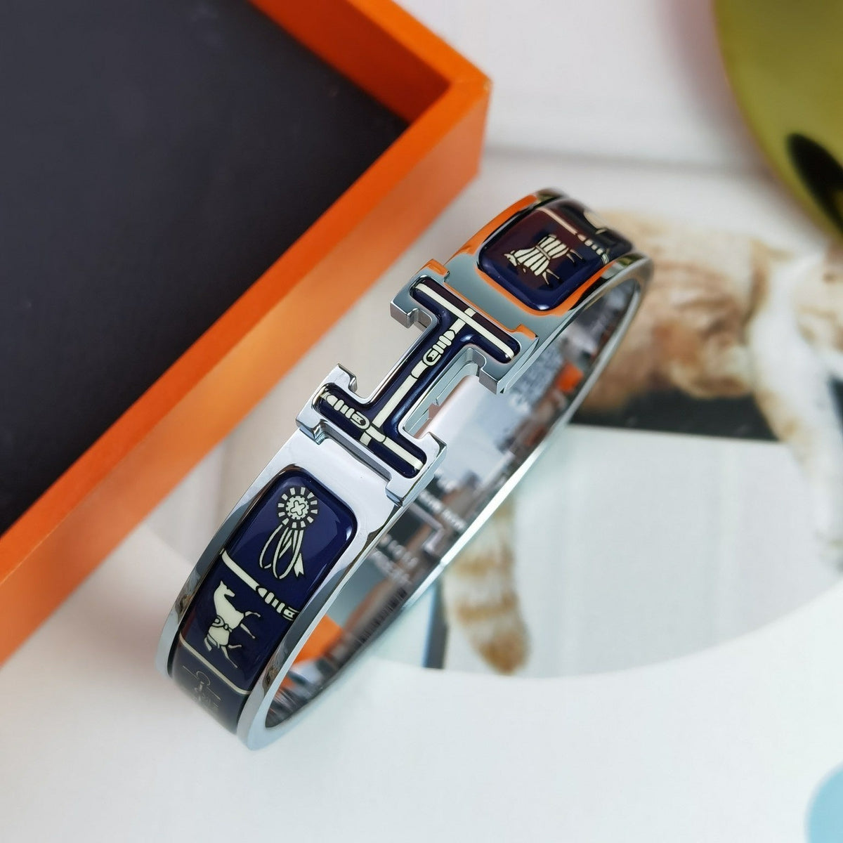 [Garvey ]H COUVERTURES DARK BLUE BRACELET