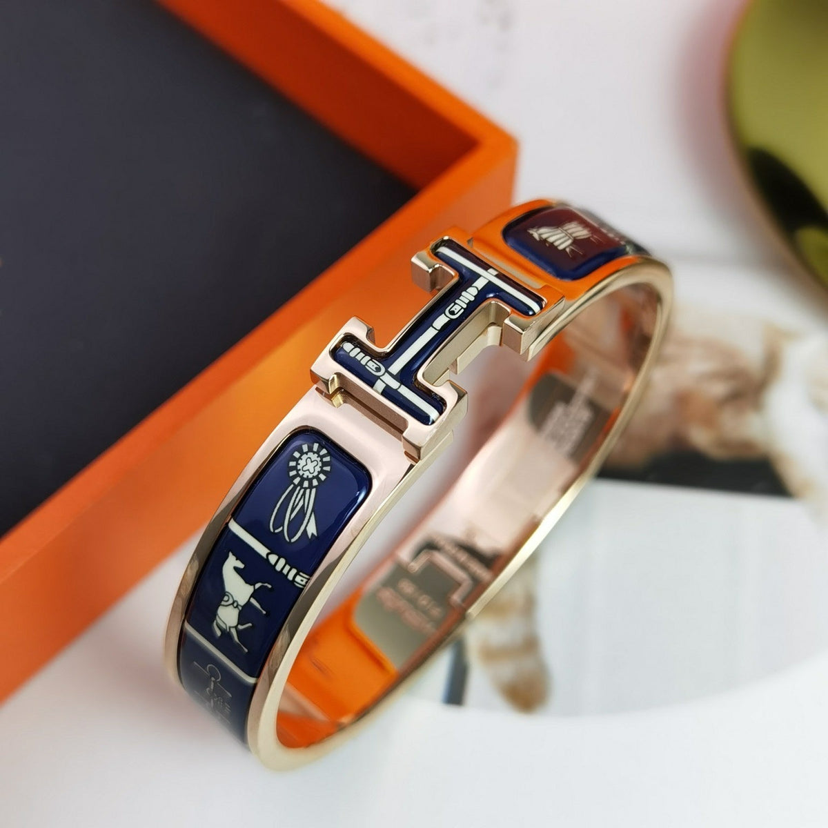 [Garvey ]H COUVERTURES DARK BLUE BRACELET