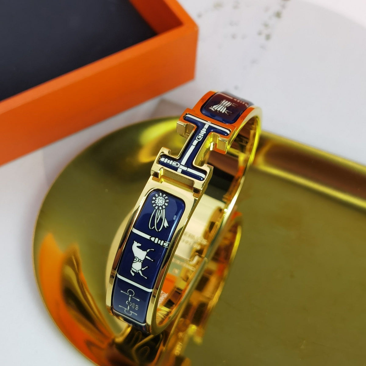 [Garvey ]H COUVERTURES DARK BLUE BRACELET