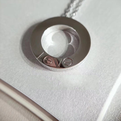 [Garvey ]LOVE NECKLACE ADJUSTABLE SILVER