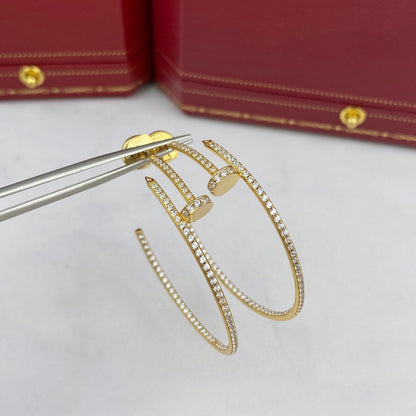 [Garvey ]JUSTE EARRINGS FULL DIAMONDS 1.8MM