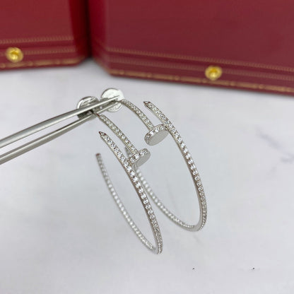 [Garvey ]JUSTE EARRINGS FULL DIAMONDS 1.8MM