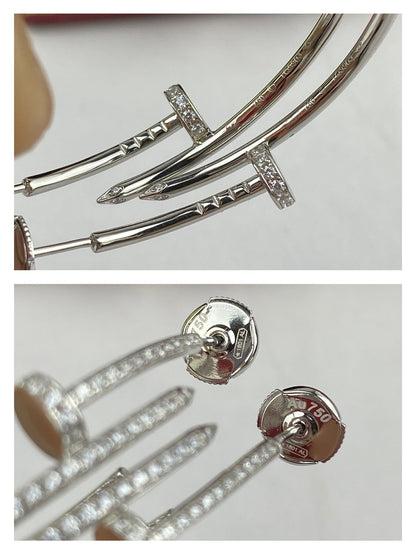 [Garvey ]JUSTE EARRINGS FULL DIAMONDS 1.8MM