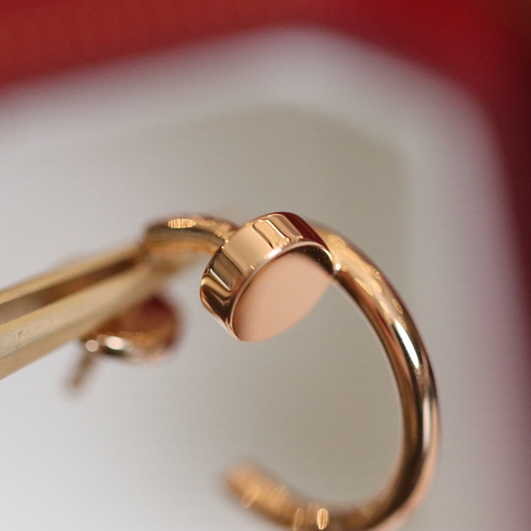 [Garvey ]JUSTE EARRINGS PINK GOLD