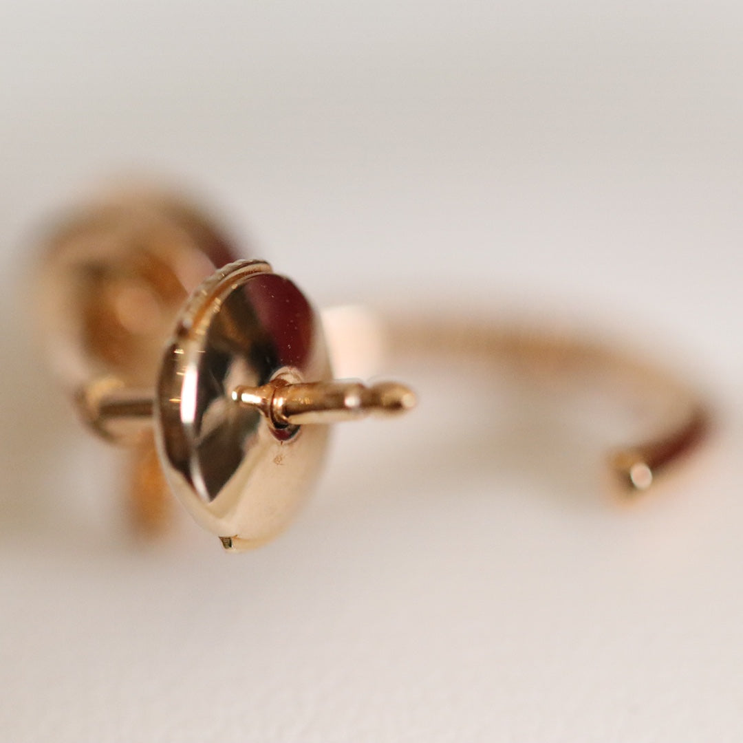 [Garvey ]JUSTE EARRINGS PINK GOLD