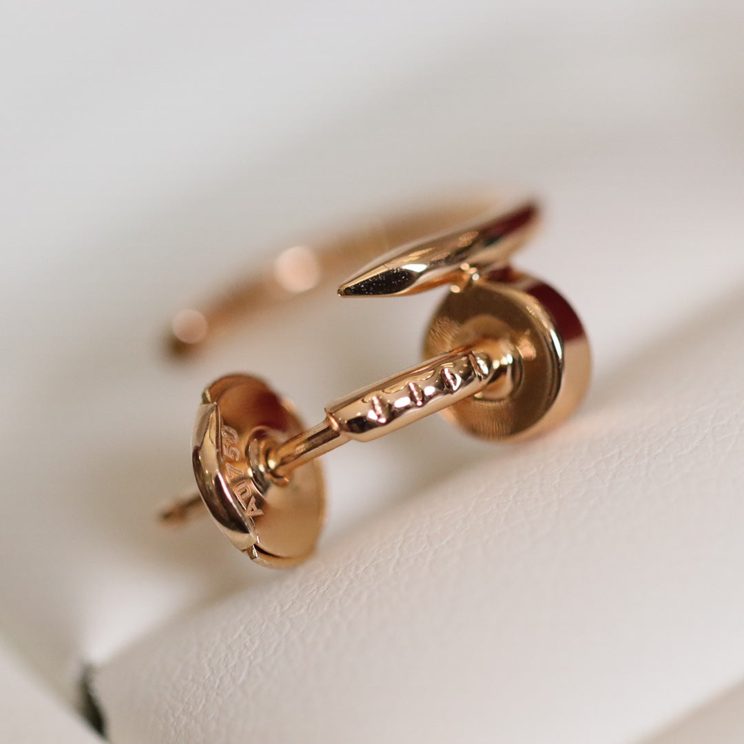 [Garvey ]JUSTE EARRINGS PINK GOLD