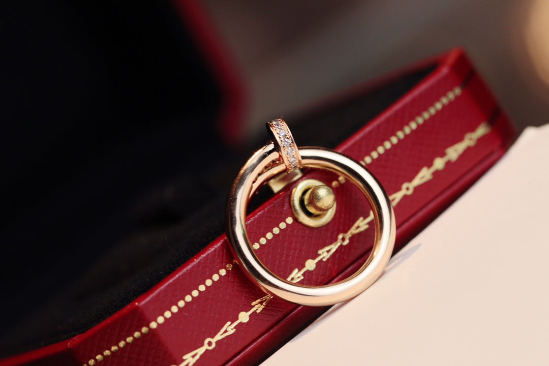 [Garvey ]JUSTE RING 2.65MM PINK GOLD DIAMOND