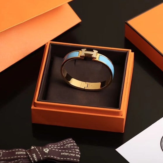 [Garvey ]H CLOUD BLUE BRACELET GOLD DIAMOND