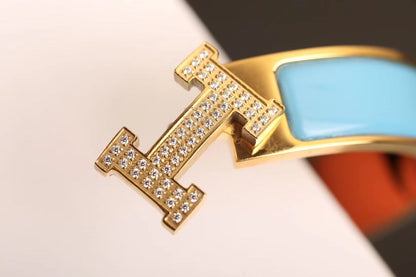 [Garvey ]H CLOUD BLUE BRACELET GOLD DIAMOND